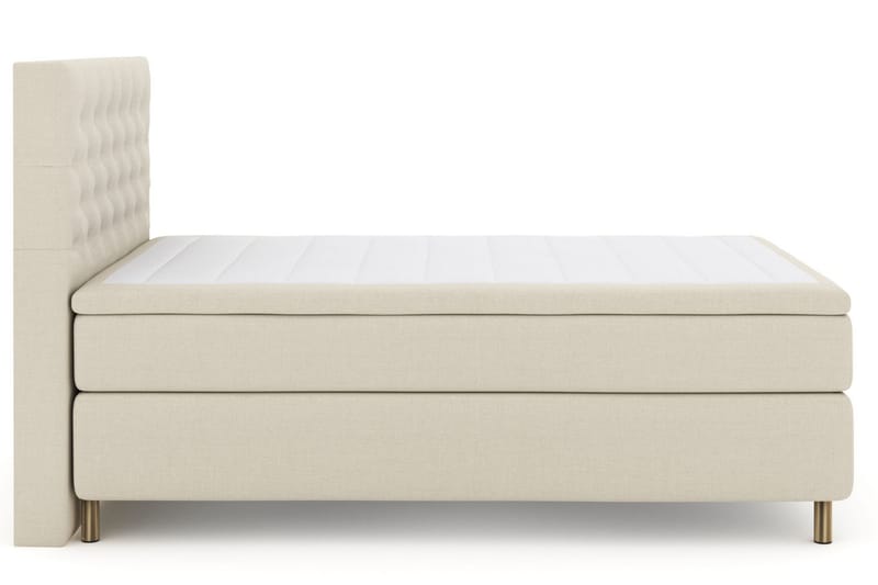 Komplett Sängpaket Choice No 4 140x200 Fast/Medium - Beige|Koppar - Kontinentalsäng - Komplett sängpaket