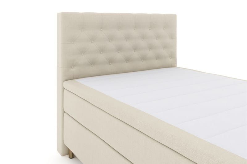 Komplett Sängpaket Choice No 4 140x200 Fast/Medium - Beige|Koppar - Kontinentalsäng - Komplett sängpaket