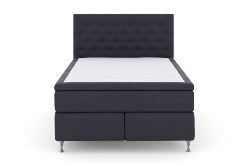 Komplett Sängpaket Choice No 4 140x200 Fast/Medium - Blå|Silver - Kontinentalsäng - Komplett sängpaket