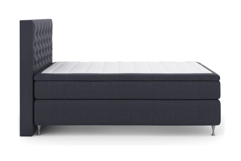 Komplett Sängpaket Choice No 4 140x200 Fast/Medium - Blå|Silver - Kontinentalsäng - Komplett sängpaket
