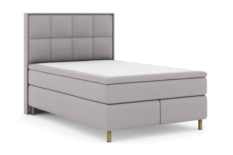 Komplett Sängpaket Choice No 4 140x200 Fast/Medium - Ljusgrå|Koppar - Möbler - Säng - Kontinentalsäng