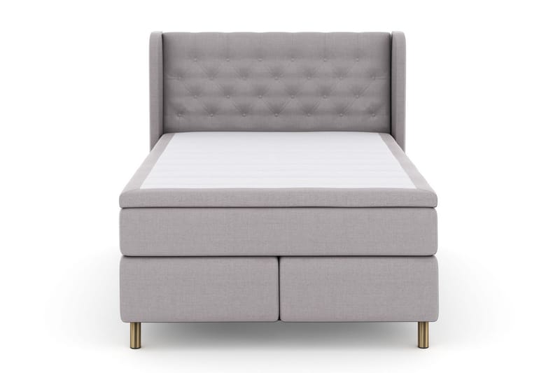 Komplett Sängpaket Choice No 4 140x200 Fast/Medium - Ljusgrå|Koppar - Komplett sängpaket - Kontinentalsäng