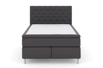 Komplett Sängpaket Choice No 4 140x200 Fast/Medium - Mörkgrå|Silver - Möbler - Säng - Kontinentalsäng