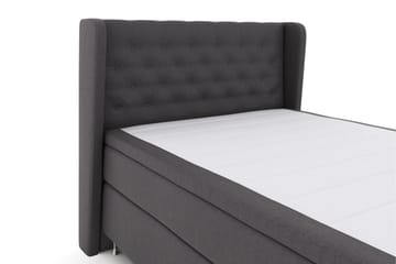 Komplett Sängpaket Choice No 4 140x200 Fast/Medium - Mörkgrå|Silver - Möbler - Säng - Kontinentalsäng