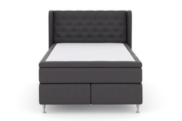 Komplett Sängpaket Choice No 4 140x200 Fast/Medium - Mörkgrå|Silver - Möbler - Säng - Kontinentalsäng