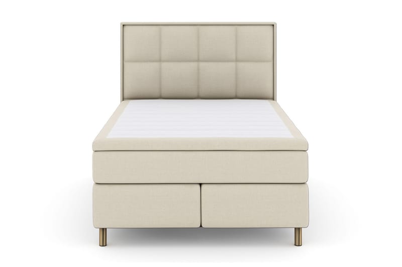 Komplett Sängpaket Choice No 4 140x200 Medium - Beige|Koppar - Möbler - Säng - Kontinentalsäng