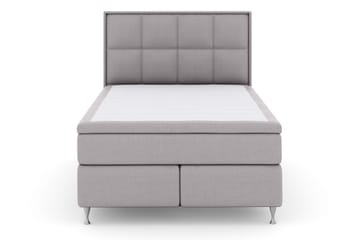 Komplett Sängpaket Choice No 4 140x200 Medium - Ljusgrå|Silver - Möbler - Säng - Kontinentalsäng