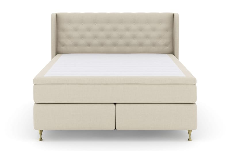Komplett Sängpaket Choice No 4 160x200 Fast - Beige|Guld - Möbler - Säng - Kontinentalsäng