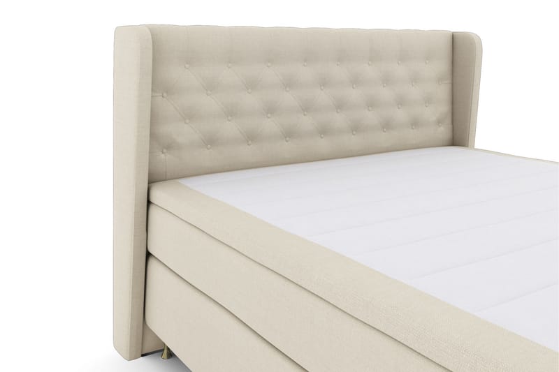 Komplett Sängpaket Choice No 4 160x200 Fast - Beige|Guld - Kontinentalsäng - Dubbelsäng - Komplett sängpaket