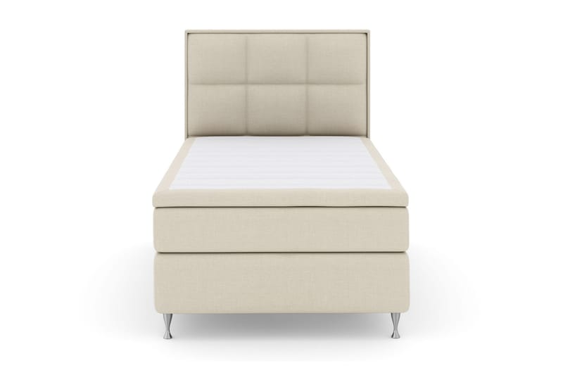 Komplett Sängpaket Choice No 4 160x200 Fast - Beige|Silver - Kontinentalsäng - Dubbelsäng - Komplett sängpaket