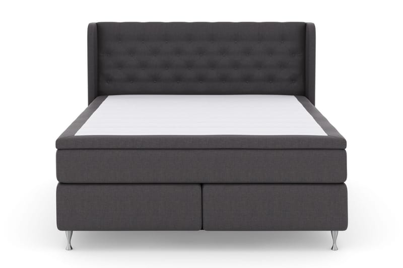 Komplett Sängpaket Choice No 4 160x200 Fast - Mörkgrå|Silver - Möbler - Säng - Kontinentalsäng