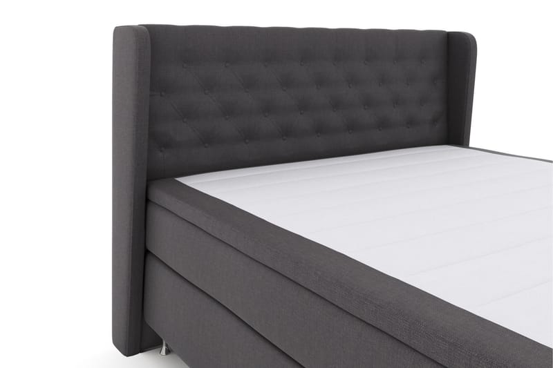 Komplett Sängpaket Choice No 4 160x200 Fast - Mörkgrå|Silver - Möbler - Säng - Kontinentalsäng