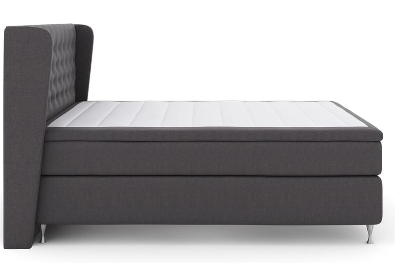 Komplett Sängpaket Choice No 4 160x200 Fast - Mörkgrå|Silver - Möbler - Säng - Kontinentalsäng