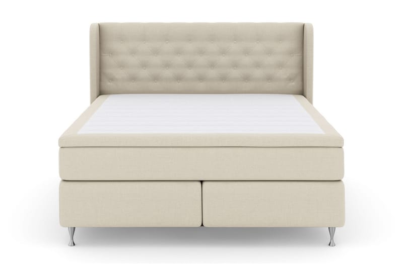 Komplett Sängpaket Choice No 4 160x200 Fast/Medium - Beige|Silver - Möbler - Säng - Kontinentalsäng