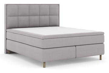 Komplett Sängpaket Choice No 4 160x200 Fast/Medium - Ljusgrå|Koppar - Möbler - Säng - Kontinentalsäng