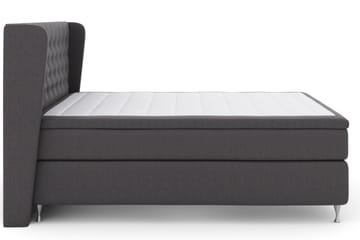 Komplett Sängpaket Choice No 4 160x200 Fast/Medium - Mörkgrå|Silver - Möbler - Säng - Kontinentalsäng