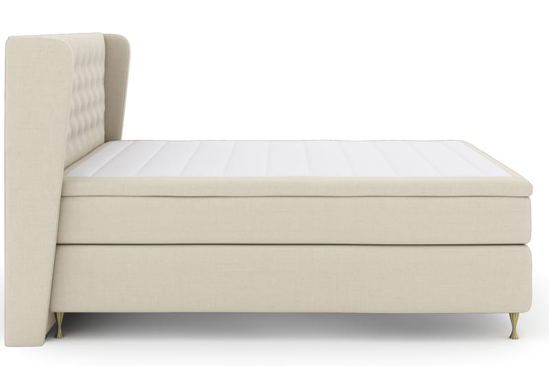 Komplett Sängpaket Choice No 4 180x200 Fast - Beige|Guld - Möbler - Säng - Kontinentalsäng