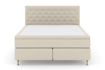 Komplett Sängpaket Choice No 4 180x200 Fast - Beige|Guld - Möbler - Säng - Kontinentalsäng