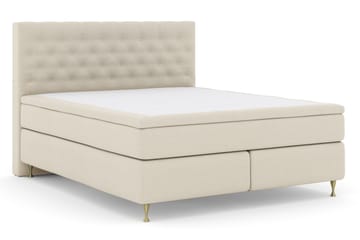 Komplett Sängpaket Choice No 4 180x200 Fast - Beige|Guld - Möbler - Säng - Kontinentalsäng