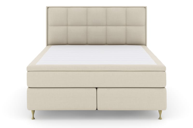 Komplett Sängpaket Choice No 4 180x200 Fast - Beige|Guld - Möbler - Säng - Kontinentalsäng