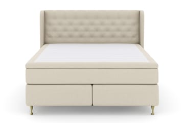 Komplett Sängpaket Choice No 4 180x200 Fast - Beige|Guld - Möbler - Säng - Kontinentalsäng