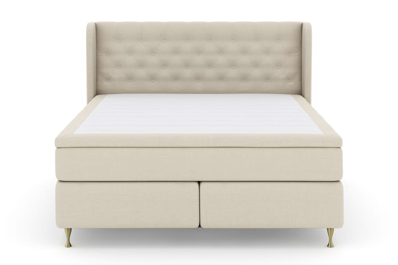 Komplett Sängpaket Choice No 4 180x200 Fast - Beige|Guld - Möbler - Säng - Kontinentalsäng