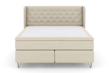 Komplett Sängpaket Choice No 4 180x200 Fast - Beige|Metall V-form - Möbler - Säng - Kontinentalsäng