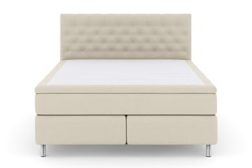 Komplett Sängpaket Choice No 4 180x200 Fast - Beige|Metall - Möbler - Säng - Kontinentalsäng