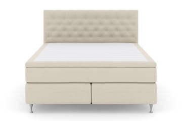 Komplett Sängpaket Choice No 4 180x200 Fast - Beige|Silver - Möbler - Säng - Kontinentalsäng