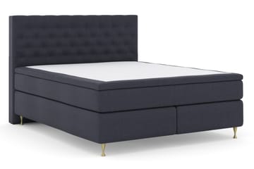 Komplett Sängpaket Choice No 4 180x200 Fast - Blå|Guld - Möbler - Säng - Kontinentalsäng