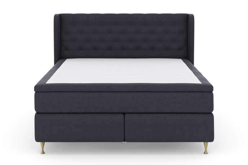 Komplett Sängpaket Choice No 4 180x200 Fast - Bl�å|Guld - Kontinentalsäng - Dubbelsäng - Komplett sängpaket