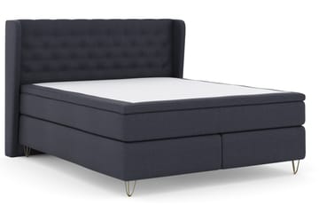 Komplett Sängpaket Choice No 4 180x200 Fast - Blå|Metall V-form - Möbler - Säng - Kontinentalsäng