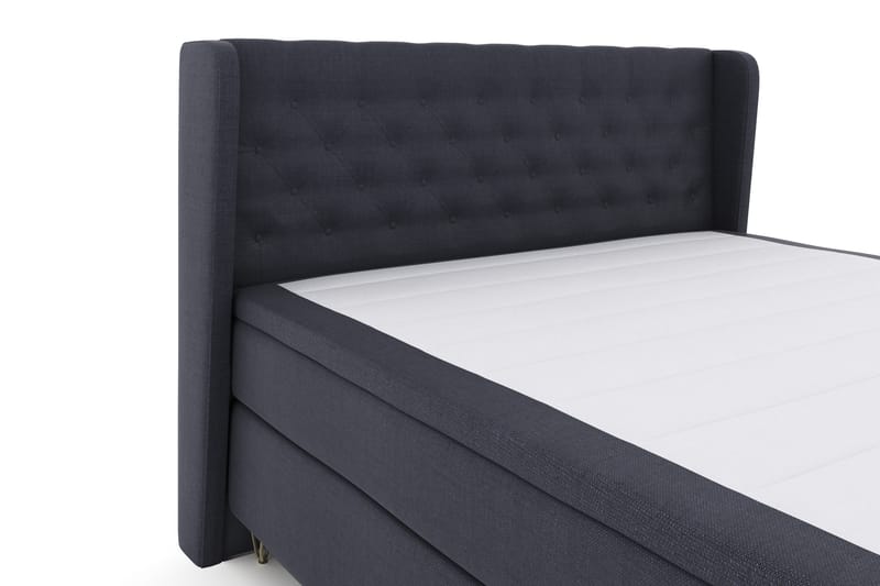 Komplett Sängpaket Choice No 4 180x200 Fast - Blå|Metall V-form - Möbler - Säng - Kontinentalsäng