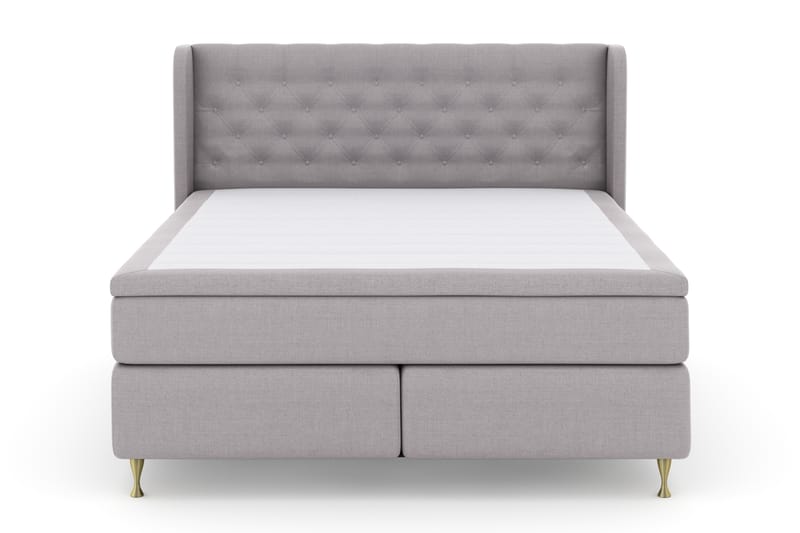 Komplett Sängpaket Choice No 4 180x200 Fast - Ljusgr�å|Guld - Möbler - Säng - Kontinentalsäng