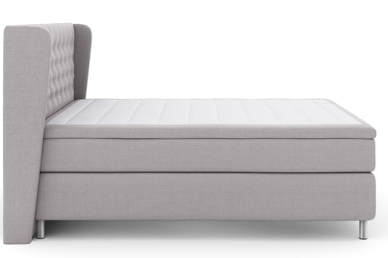 Komplett Sängpaket Choice No 4 180x200 Fast - Ljusgrå|Metall - Möbler - Säng - Kontinentalsäng