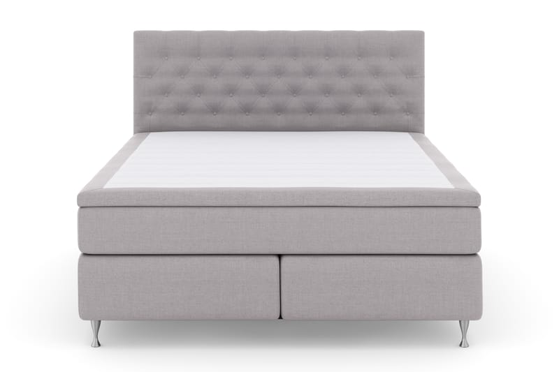 Komplett Sängpaket Choice No 4 180x200 Fast - Ljusgrå|Silver - Möbler - Säng - Kontinentalsäng