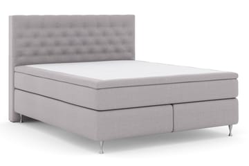Komplett Sängpaket Choice No 4 180x200 Fast - Ljusgrå|Silver - Möbler - Säng - Kontinentalsäng