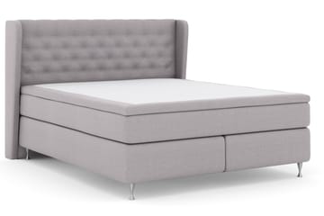 Komplett Sängpaket Choice No 4 180x200 Fast - Ljusgrå|Silver - Möbler - Säng - Kontinentalsäng