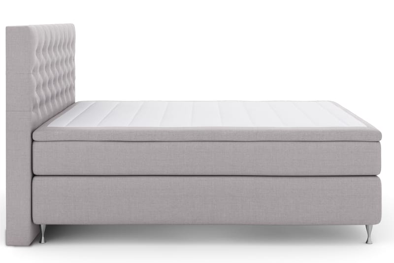 Komplett Sängpaket Choice No 4 180x200 Fast - Ljusgrå|Silver - Möbler - Säng - Kontinentalsäng