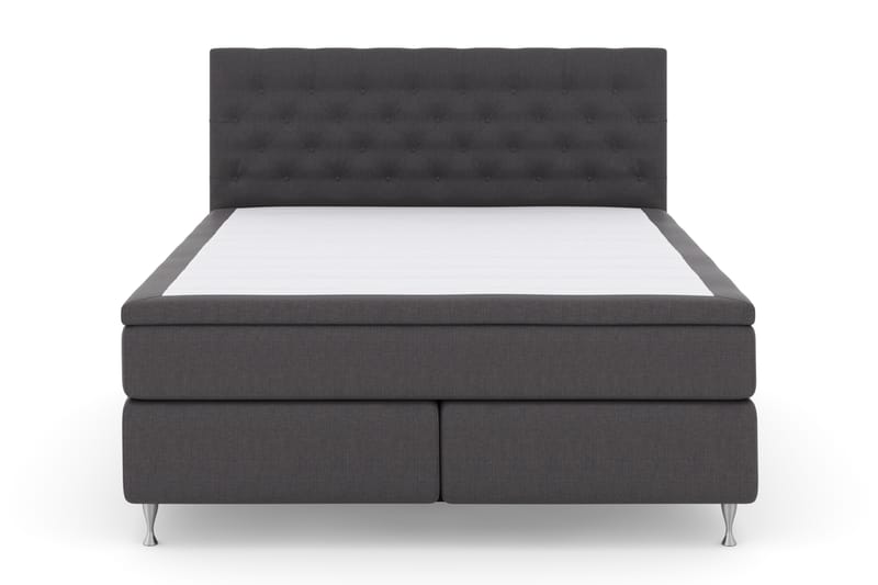 Komplett Sängpaket Choice No 4 180x200 Fast - Mörkgrå|Silver - Möbler - Säng - Kontinentalsäng