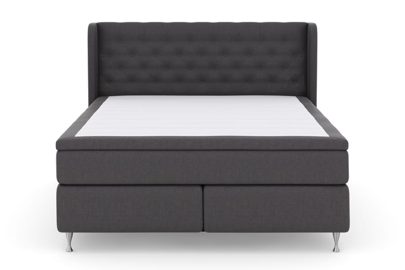 Komplett Sängpaket Choice No 4 180x200 Fast - Mörkgrå|Silver - Möbler - Säng - Kontinentalsäng