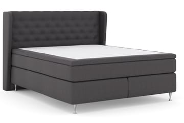 Komplett Sängpaket Choice No 4 180x200 Fast - Mörkgrå|Silver - Möbler - Säng - Kontinentalsäng