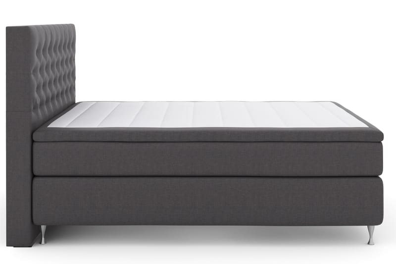 Komplett Sängpaket Choice No 4 180x200 Fast - Mörkgrå|Silver - Möbler - Säng - Kontinentalsäng