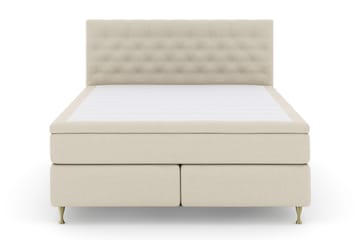 Komplett Sängpaket Choice No 4 180x200 Fast/Medium - Beige|Guld - Möbler - Säng - Kontinentalsäng