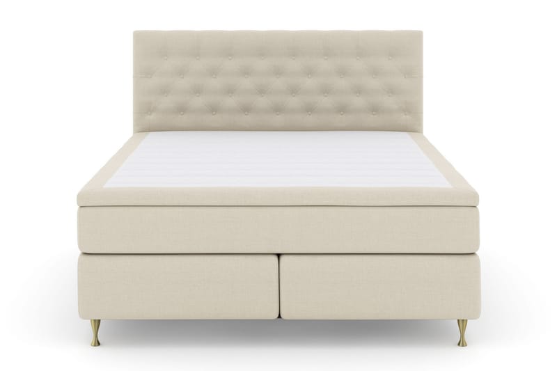 Komplett Sängpaket Choice No 4 180x200 Fast/Medium - Beige|Guld - Möbler - Säng - Kontinentalsäng