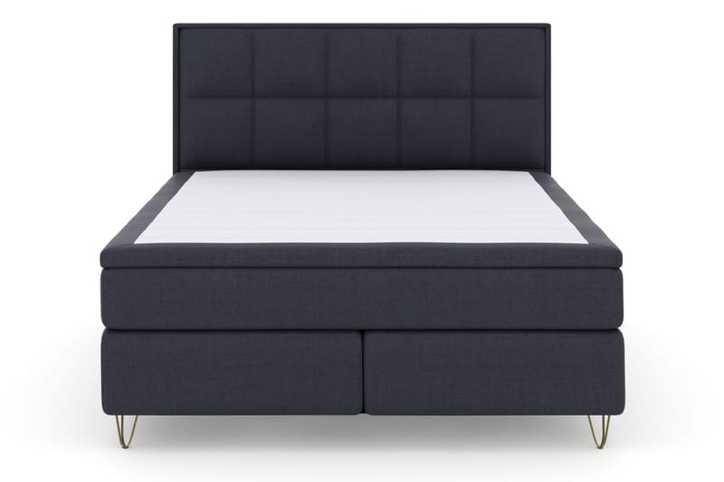 Komplett Sängpaket Choice No 4 180x200 Fast/Medium, Blå|Metall V-form