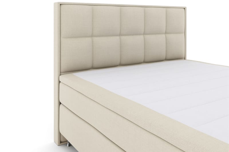 Komplett Sängpaket Choice No 4 180x200 Medium - Beige|Silver - Möbler - Säng - Kontinentalsäng