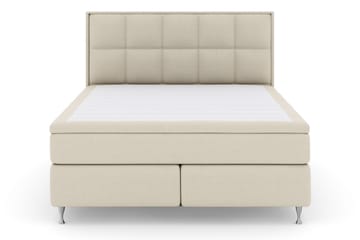 Komplett Sängpaket Choice No 4 180x200 Medium - Beige|Silver - Möbler - Säng - Kontinentalsäng