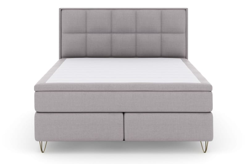 Komplett Sängpaket Choice No 4 180x200 Medium - Ljusgrå|Metall V-form - Möbler - Säng - Kontinentalsäng
