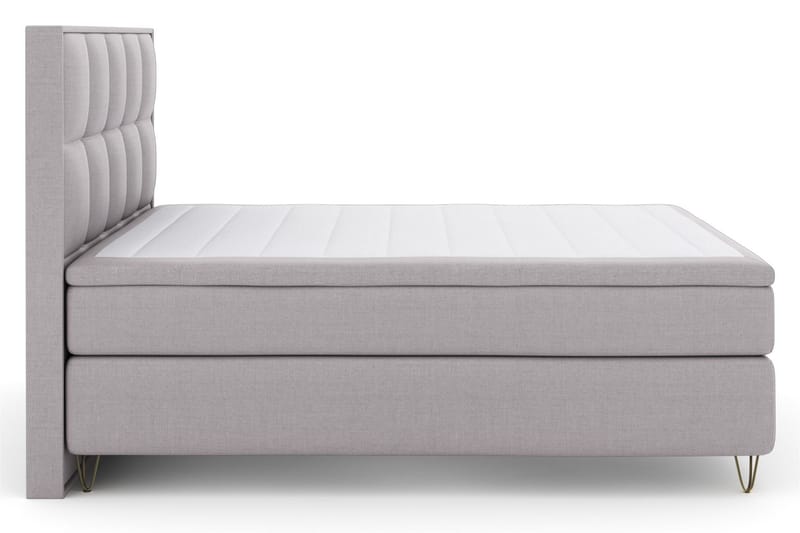 Komplett Sängpaket Choice No 4 180x200 Medium - Ljusgrå|Metall V-form - Möbler - Säng - Kontinentalsäng